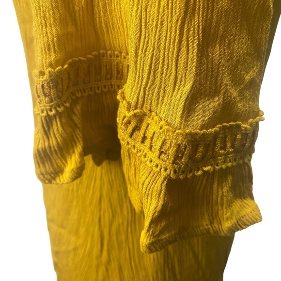 Naïf Midi Dress Sz PS Mustard Yellow - Picture 4 of 14